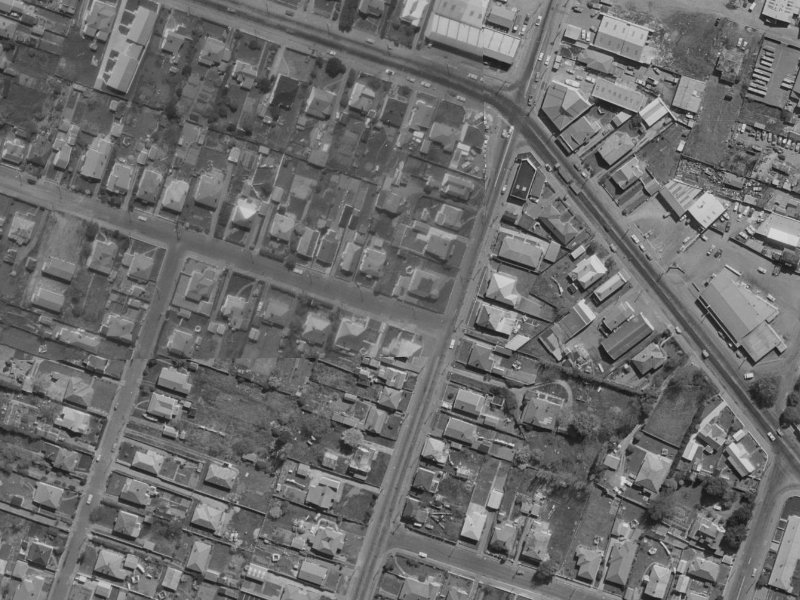 59 Walpole Street from the air, 1970-1974