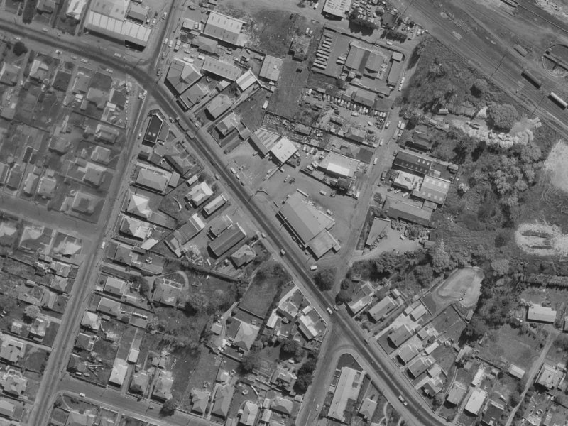 17 Opawa Road from the air, 1970-1974