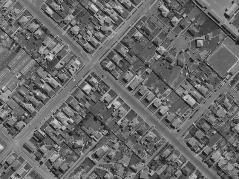 68B Wildberry Street from the air, 1970-1974