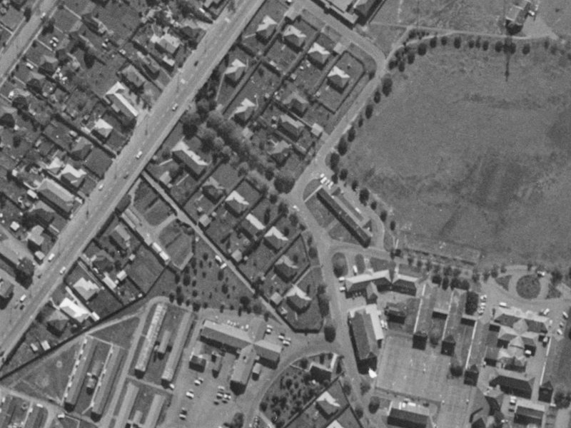 14 Caudron Road from the air, 1970-1974