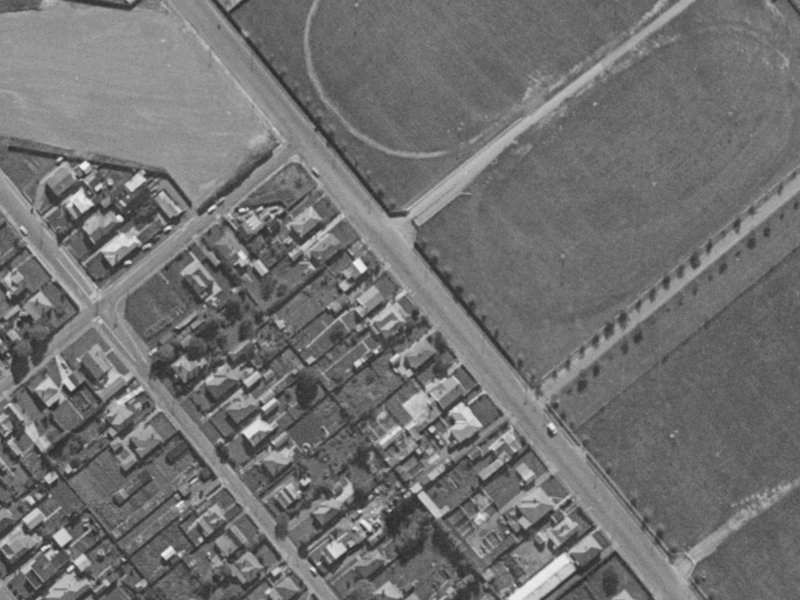 37 Wrights Road from the air, 1970-1974