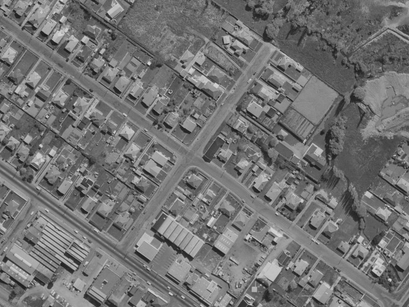 41 Glenroy Street from the air, 1970-1974