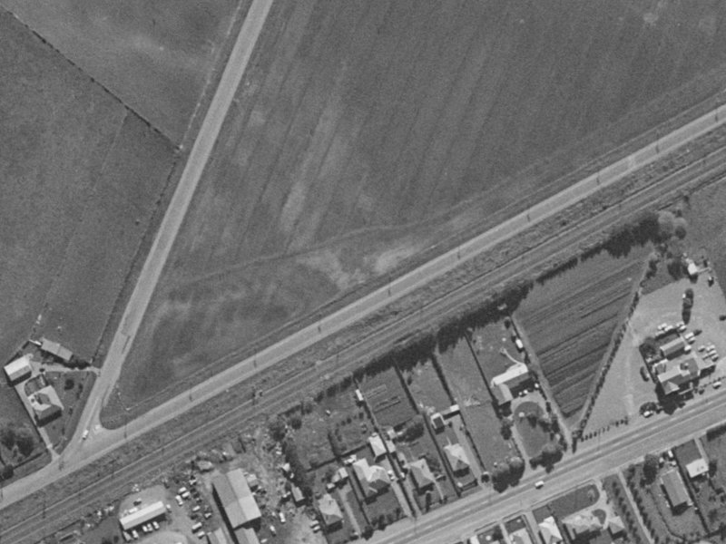 576-578 Waterloo Road from the air, 1970-1974