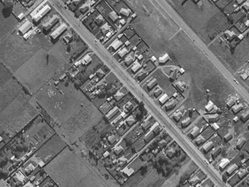 66 Brynley Street from the air, 1970-1974