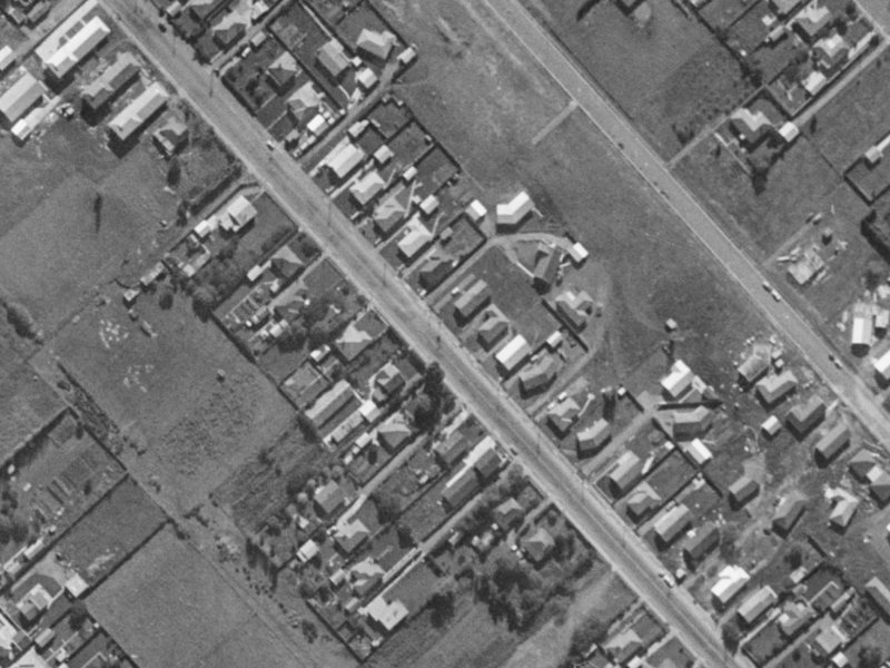 79 Brynley Street from the air, 1970-1974