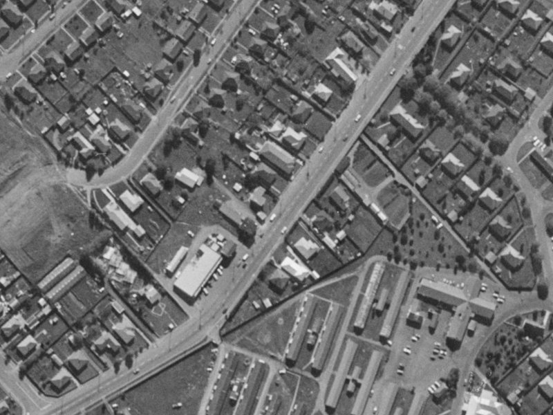 60 Springs Road from the air, 1970-1974