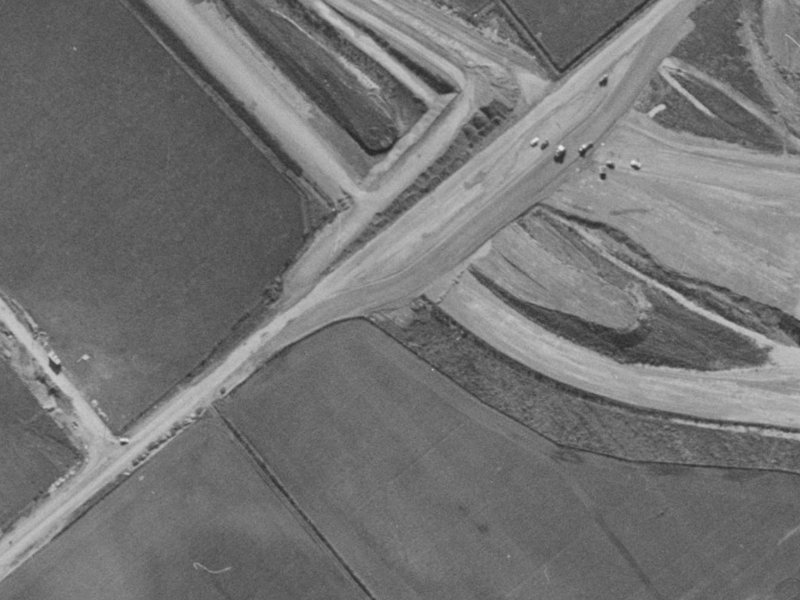61 Wigram Road from the air, 1970-1974