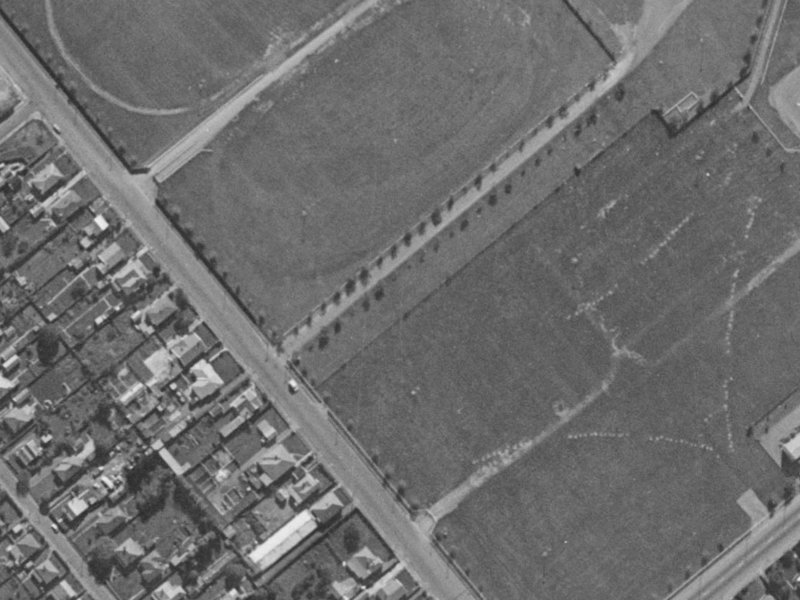 4 Cardigan Bay Place from the air, 1970-1974