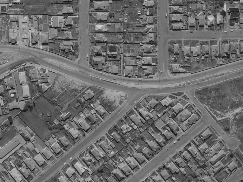 Bolton Avenue from the air, 1970-1974