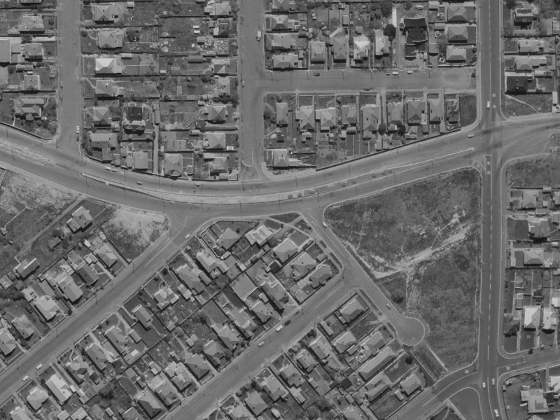 2A James K Baxter Place from the air, 1970-1974