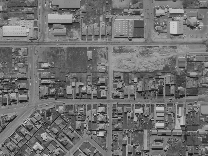 368 Brougham Street from the air, 1970-1974