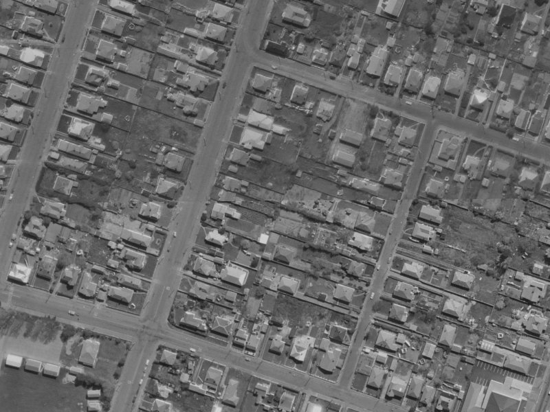 38 Vienna Street from the air, 1970-1974