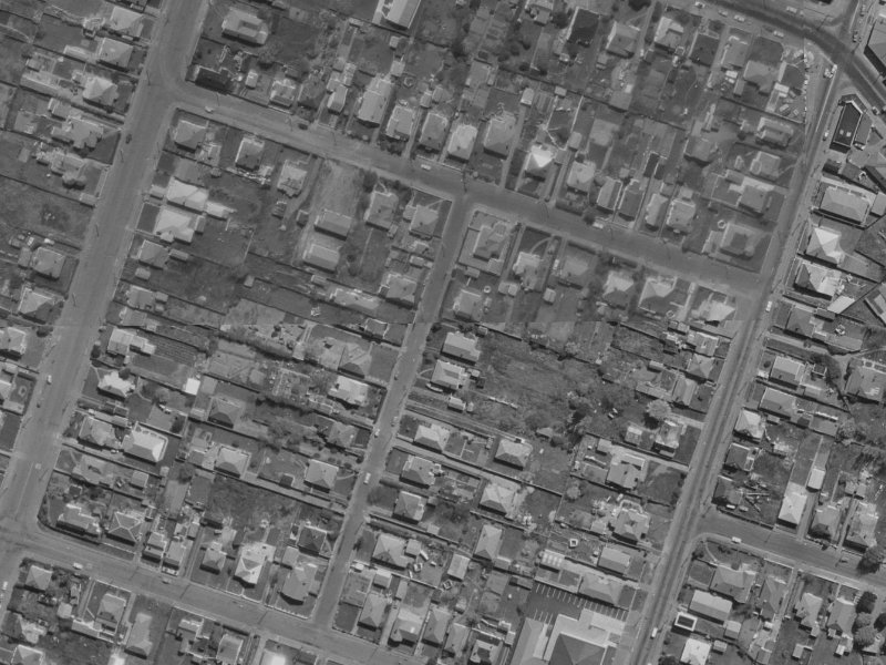 6 Bronte Place from the air, 1970-1974