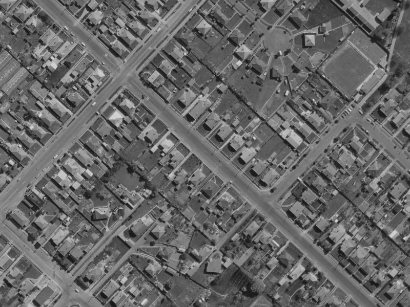 74A Wildberry Street from the air, 1970-1974