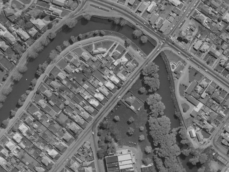 10 Radley Street from the air, 1970-1974