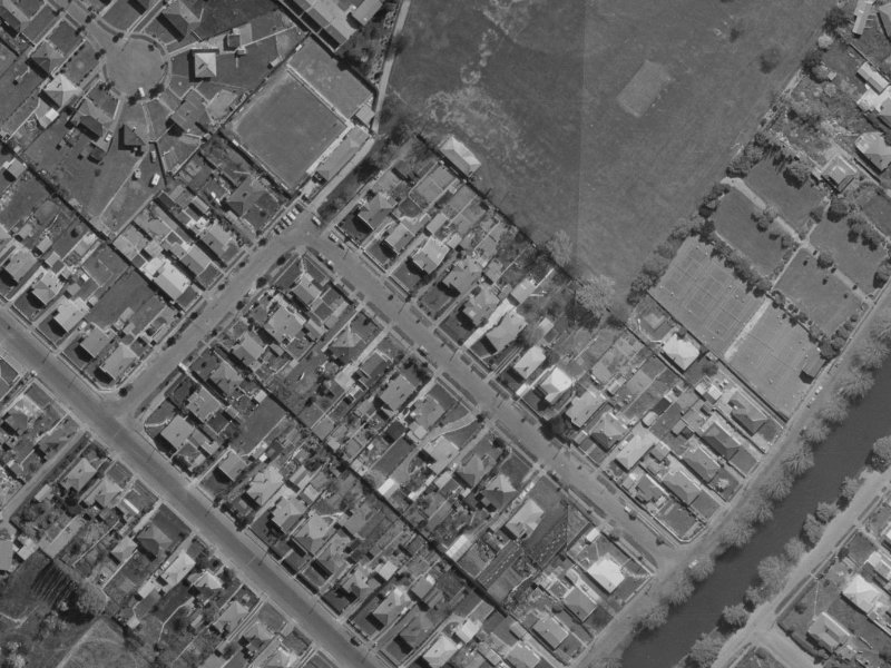 26 Silvester Street from the air, 1970-1974