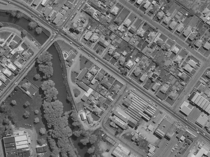 570 Ferry Road from the air, 1970-1974