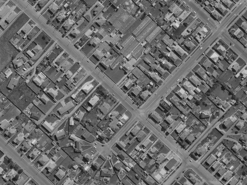 101 MacKenzie Avenue from the air, 1970-1974