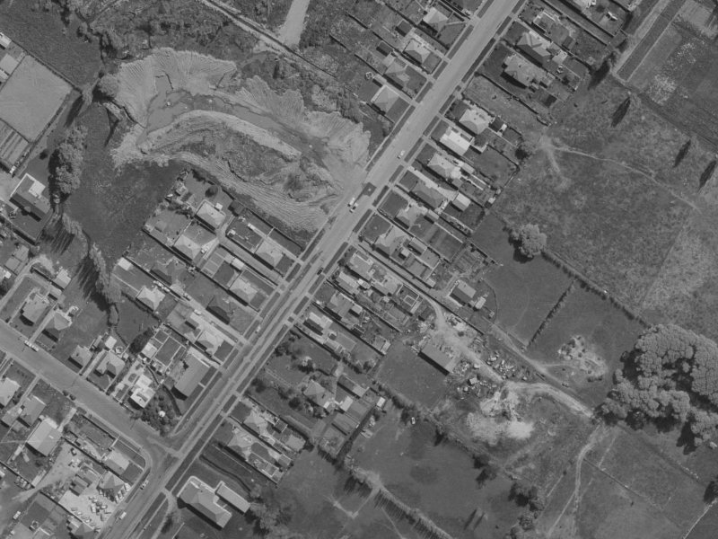 38 St Johns Street from the air, 1970-1974