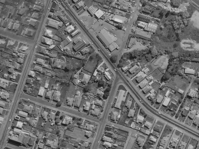 24 Opawa Road from the air, 1970-1974