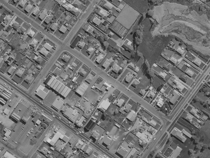 54 Glenroy Street from the air, 1970-1974