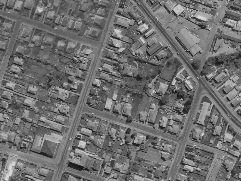 473 Brougham Street from the air, 1970-1974
