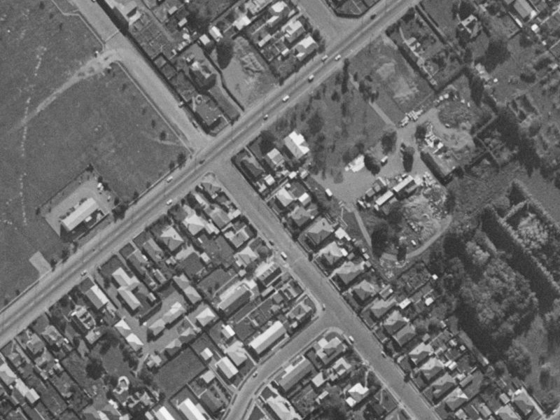 34 Nairn Street from the air, 1970-1974