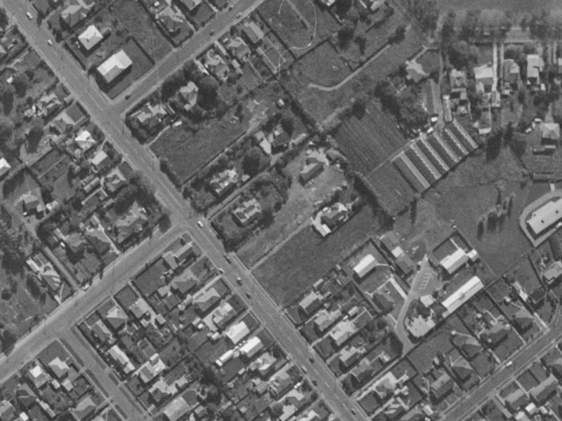 450 Barrington Street from the air, 1970-1974