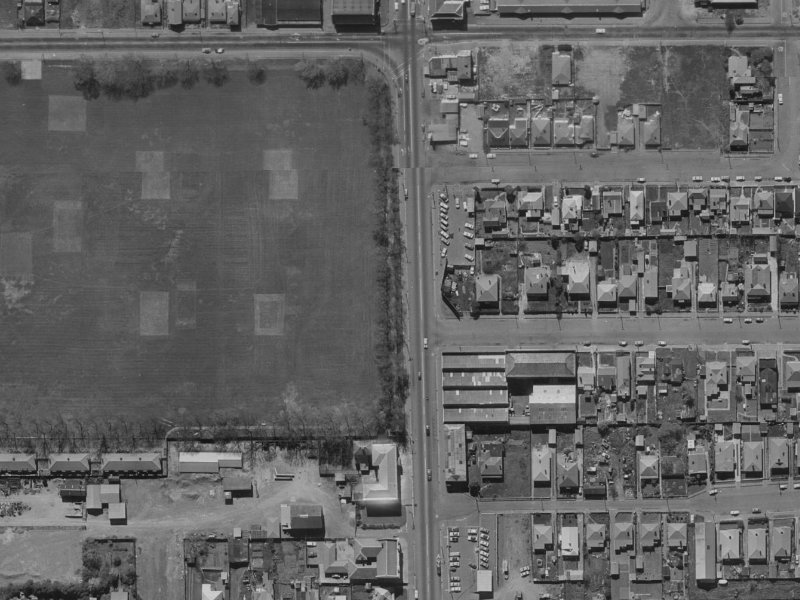 317 Colombo Street from the air, 1970-1974
