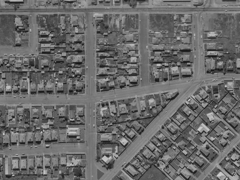 55 Hastings Street West from the air, 1970-1974