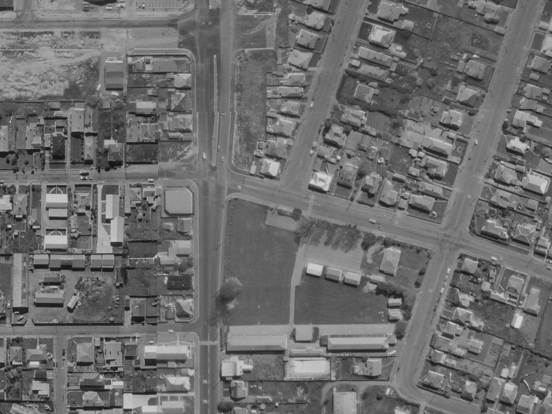 150 Hastings Street East from the air, 1970-1974