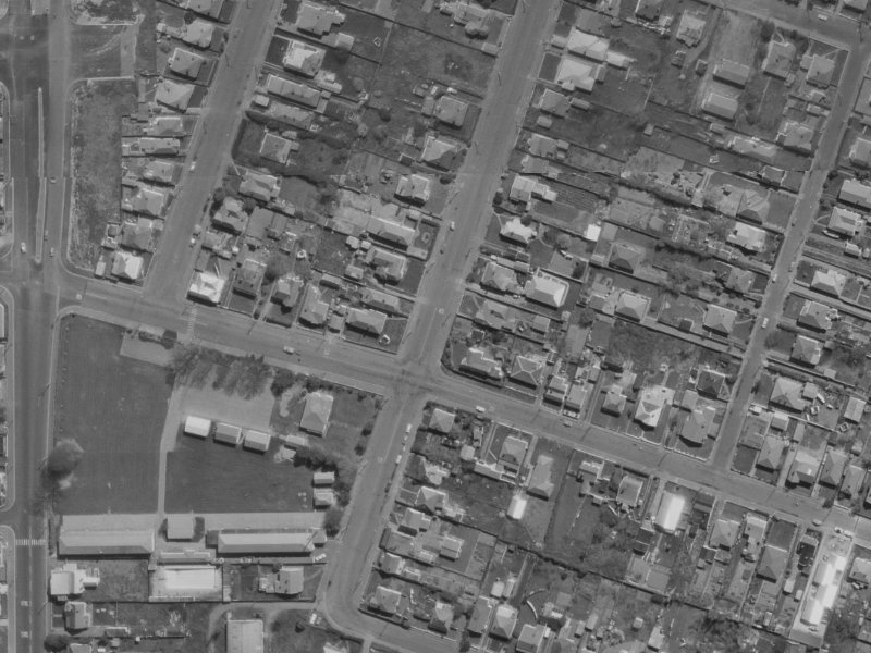 22 Vienna Street from the air, 1970-1974