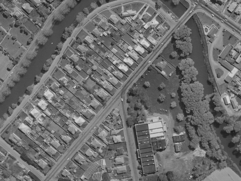 20 Radley Street from the air, 1970-1974