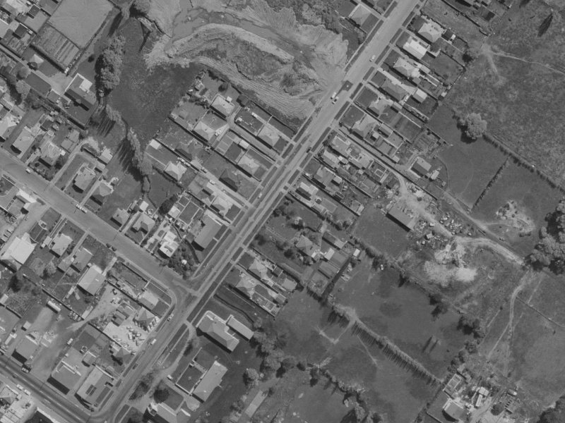 28A St Johns Street from the air, 1970-1974