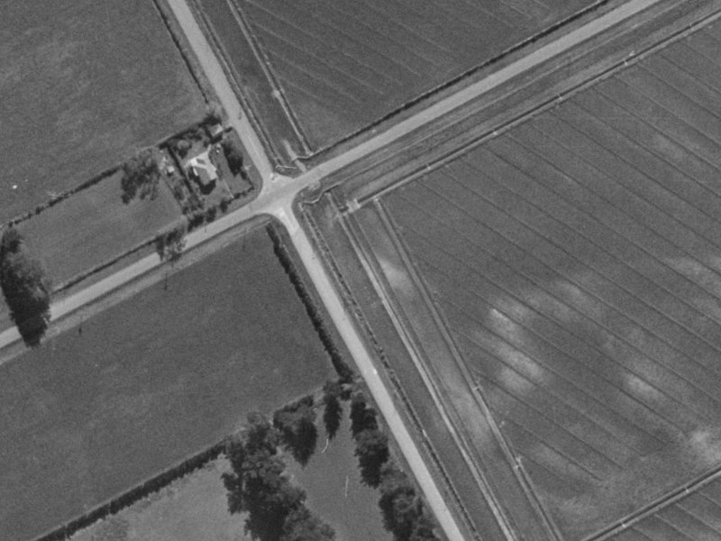 Dawsons Road from the air, 1970-1974