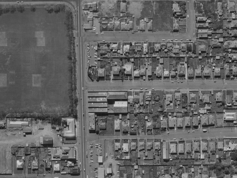 4 Hastings Street West from the air, 1970-1974