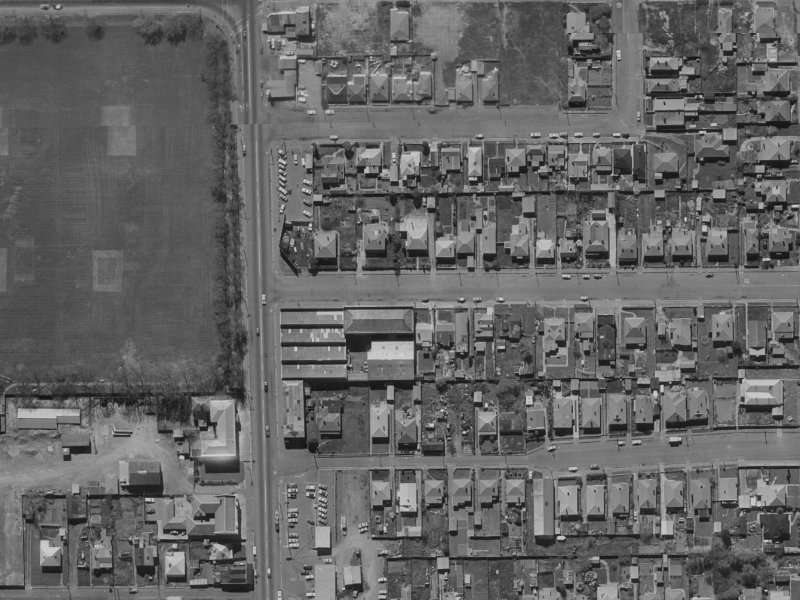 11 Hastings Street West from the air, 1970-1974