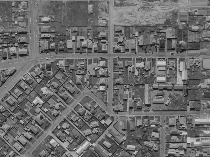 9 Jordan Street from the air, 1970-1974
