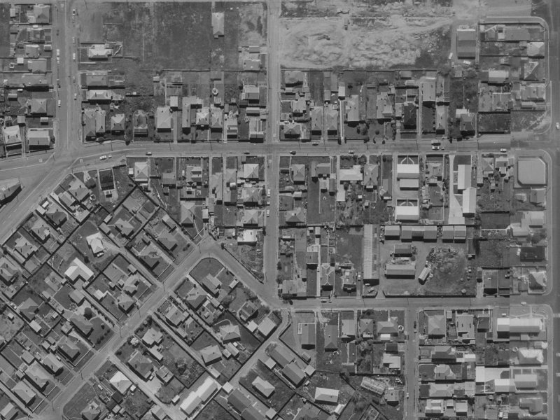 10 Jordan Street from the air, 1970-1974