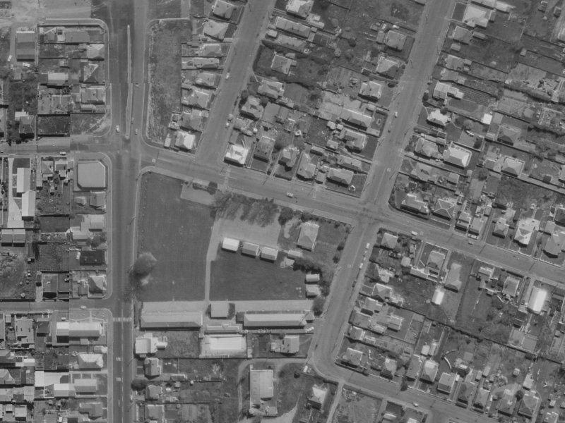 153 Hastings Street East from the air, 1970-1974