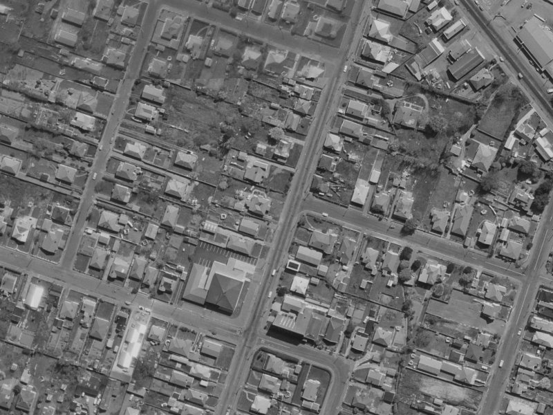 293 Wilsons Road from the air, 1970-1974
