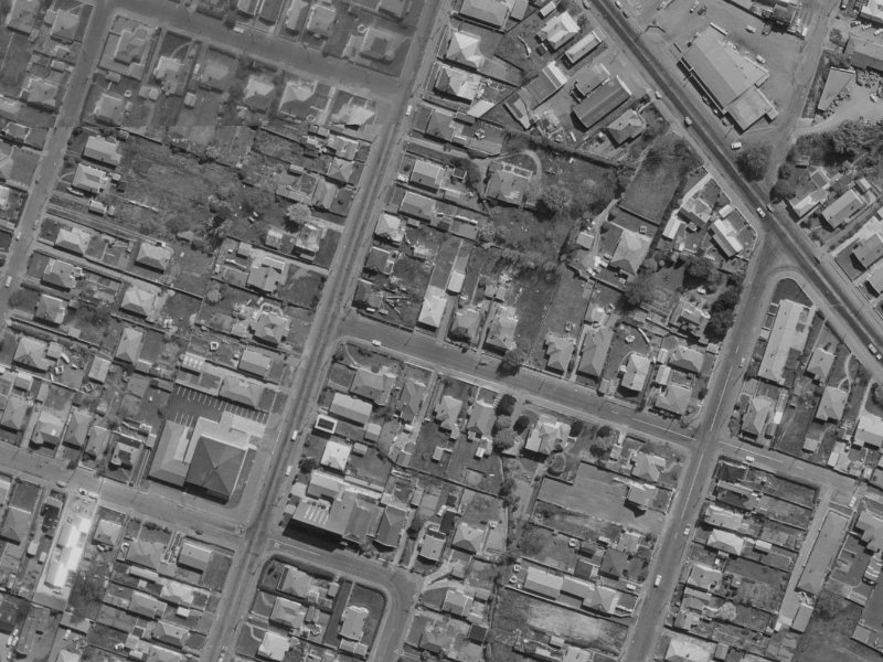 9 Hornbrook Street from the air, 1970-1974