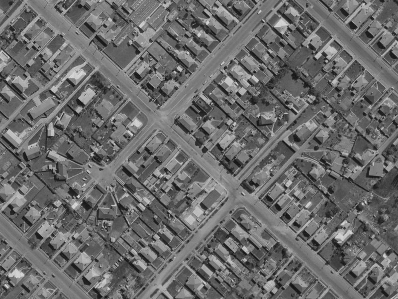 115 Mackenzie Avenue from the air, 1970-1974
