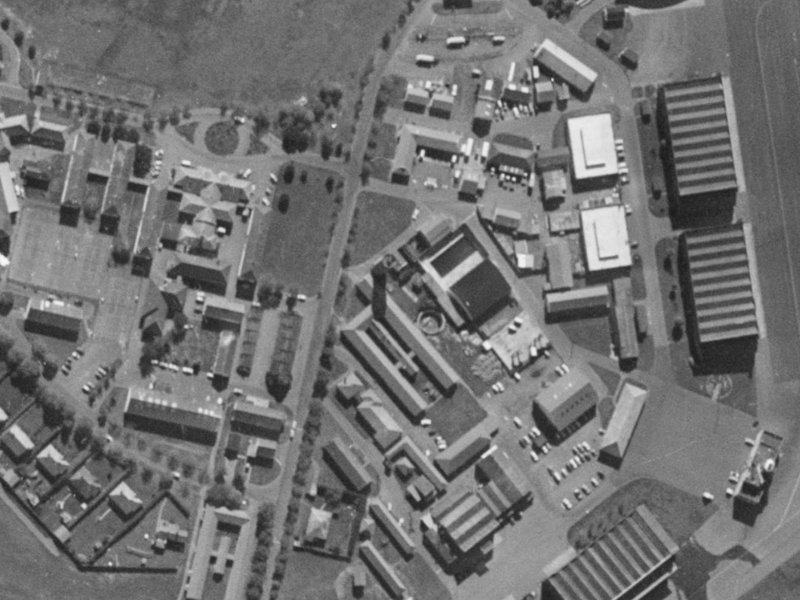 40 Corsair Drive from the air, 1970-1974