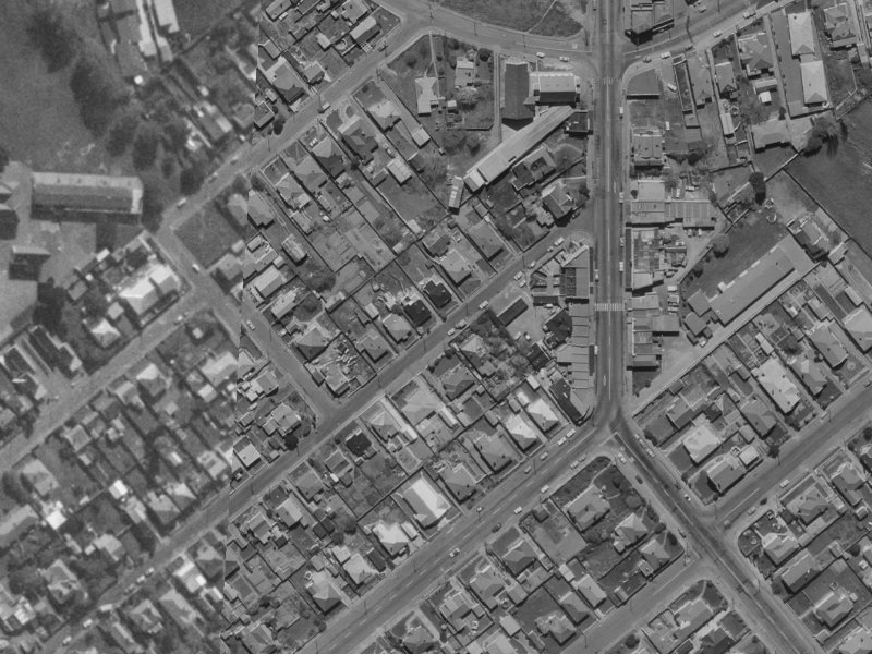 60 Rosewarne Street from the air, 1970-1974