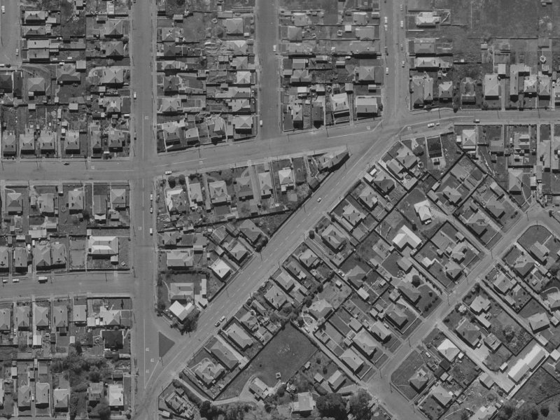 17 Burlington Street from the air, 1970-1974