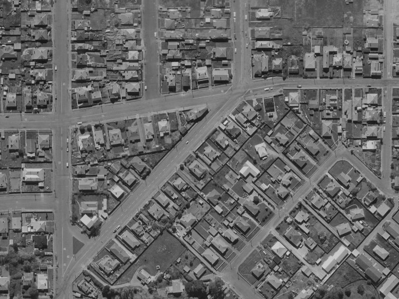 36 Burlington Street from the air, 1970-1974