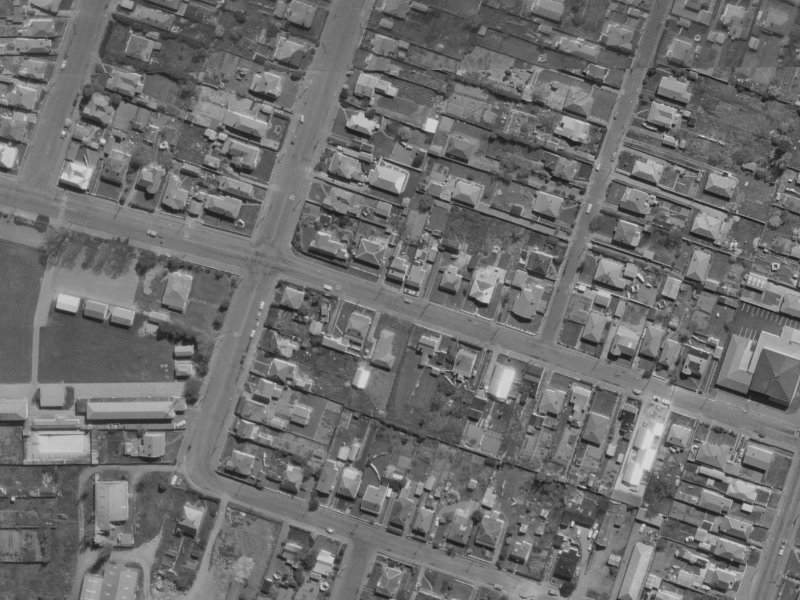179 Hastings Street East from the air, 1970-1974