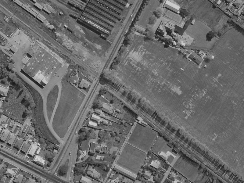66-88 Ensors Road from the air, 1970-1974