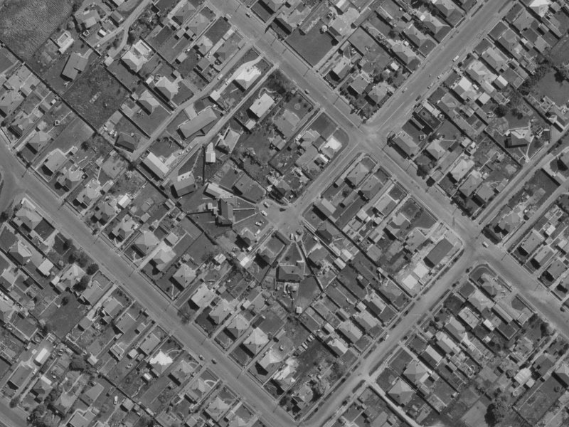 2 Finlay Place from the air, 1970-1974